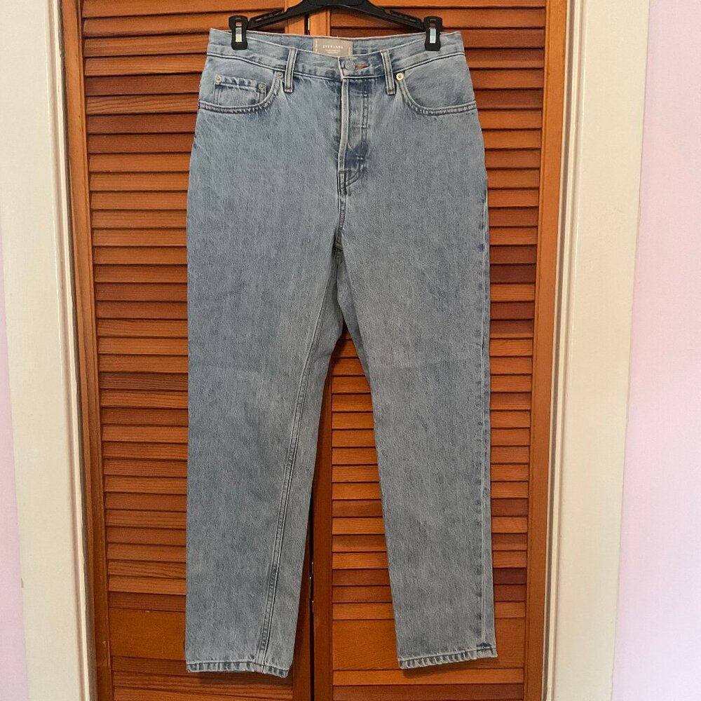 Everlane The ’90s Cheeky Jean in Vintage Sunbleached Blue, Size 26 Crop